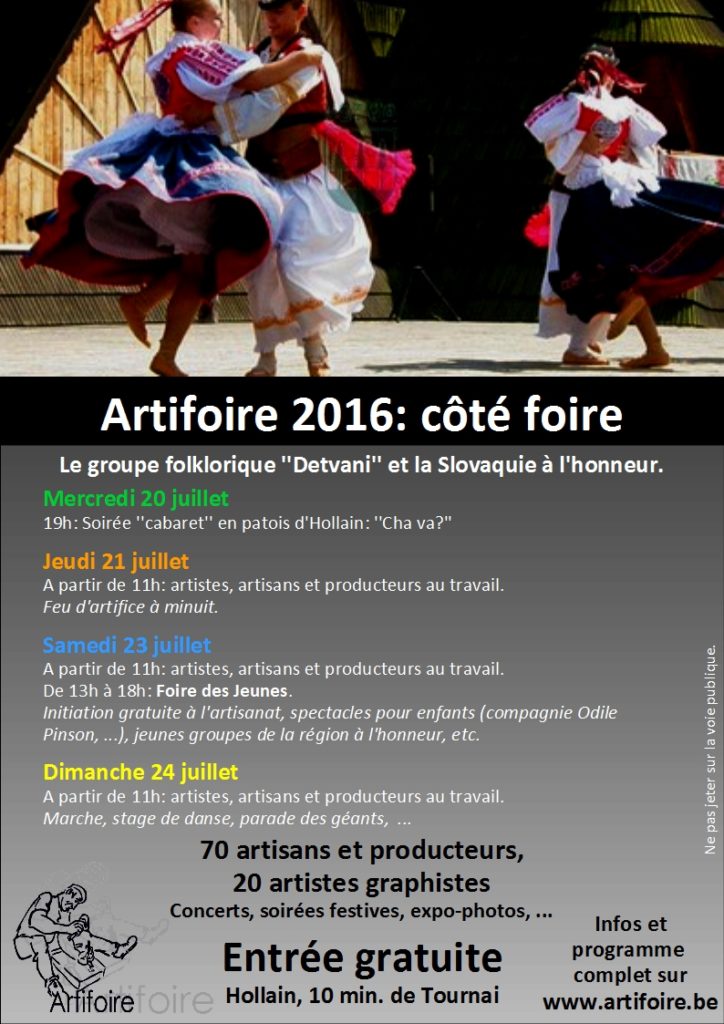 Artifoire - Flyer 2016-foire